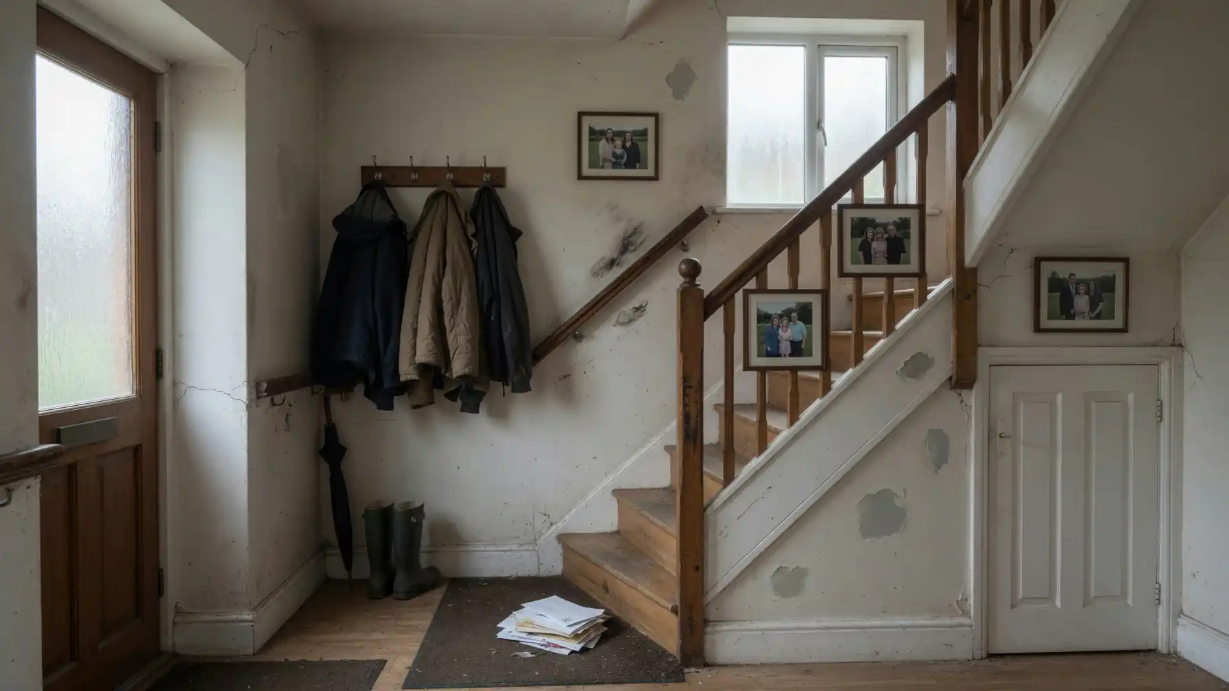 Hallway & Staircase — before