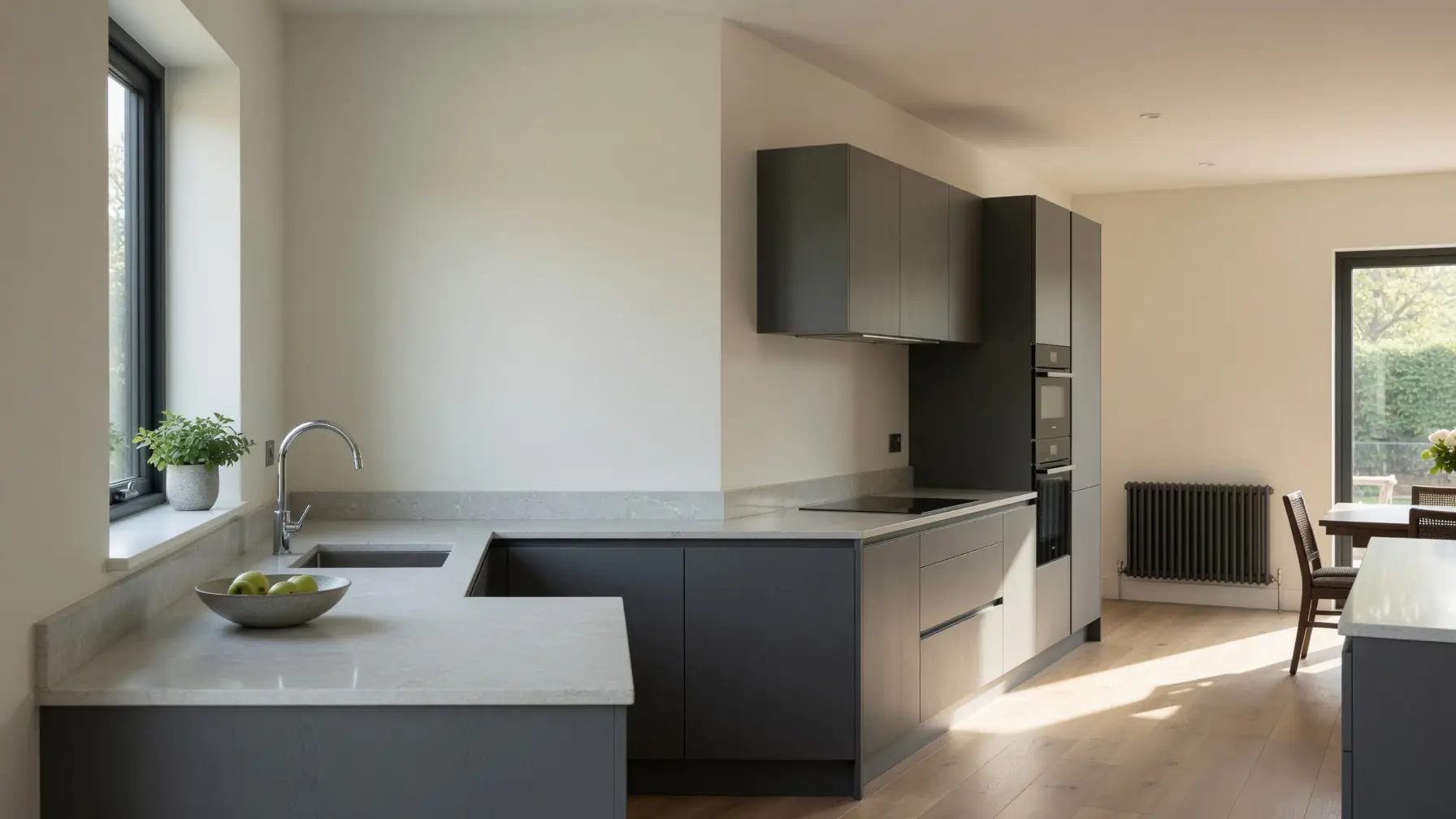 Freshly painted kitchen by AME Services